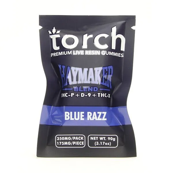 TORCH HAYMAKER GUMMIES-2ct-Blue-Razz TORCH HAYMAKER GUMMIES-2ct-Blue-Razz