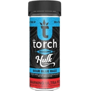TORCH HULK GUMMIES SOUR BLUE RAZZ