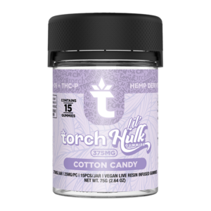 TORCH LIL HULK GUMMIES-375mg-Cotton-Candy