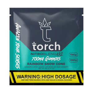 TORCH NITRO BLEND XXL GUMMIES-2ct-700mg-gummies-Rainbow-Snow-Cone